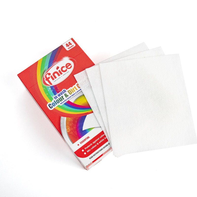 Finice Colour Catcher Sheets – Anti - Dye, Colour Run Protection & Antibacterial (44 Pack) - REGN
