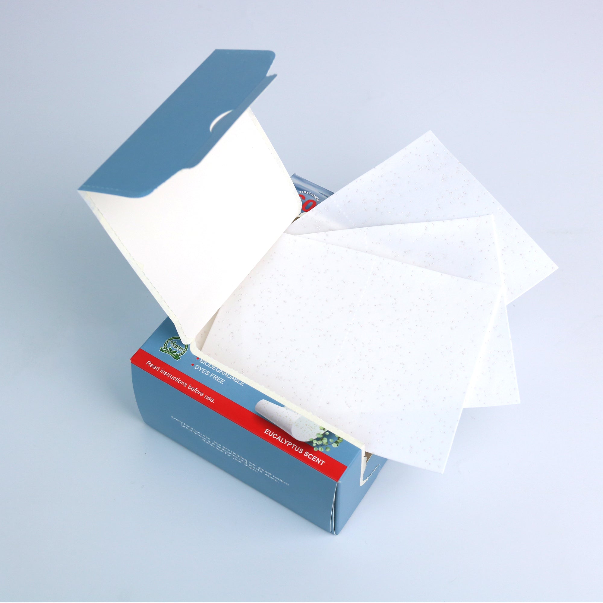 Finice Dishwashing Sheets – Enzyme Dishwasher Detergent, Eco - Friendly, Eucalyptus Scent, 60 Sheets - REGN