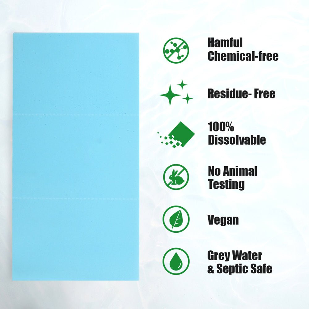 Finice Toilet Bowl Cleaner Strips – Plant - Based, Eco - Friendly, Fresh Lime, 36 Cleans - REGN