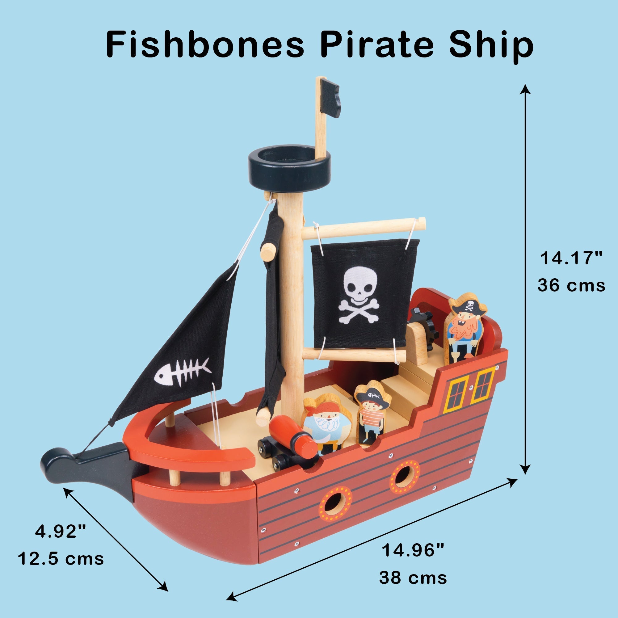 Fishbones Pirate Ship - REGN