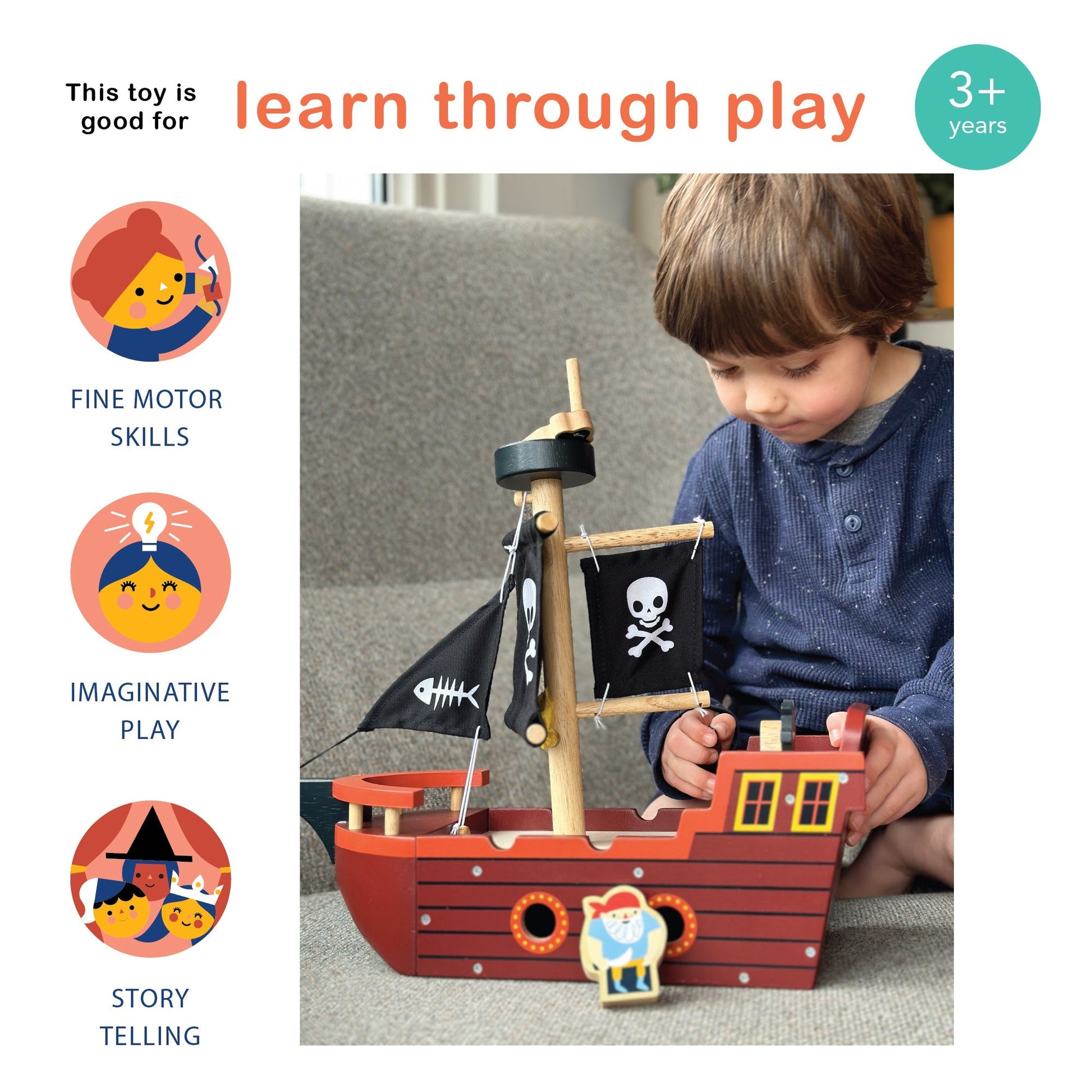 Fishbones Pirate Ship - REGN