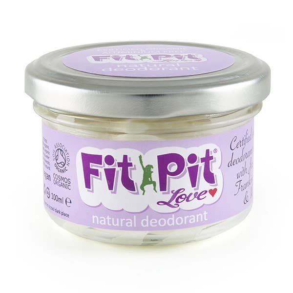 Fit Pit Love Natural Deodorant COSMOS Organic Formula - REGN