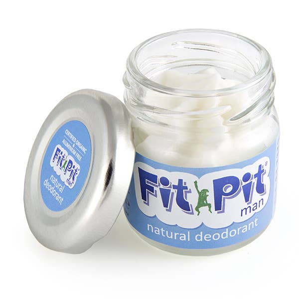 Fit Pit Natural Deodorant for Men COSMOS Organic Plastic Free - REGN