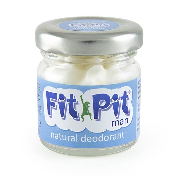 Fit Pit Natural Deodorant for Men COSMOS Organic Plastic Free - REGN