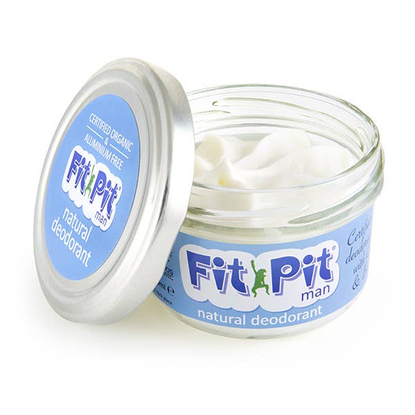 Fit Pit Natural Deodorant for Men COSMOS Organic Plastic Free - REGN