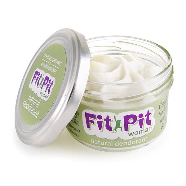 Fit Pit Natural Deodorant for Women COSMOS Organic Plastic Free - REGN
