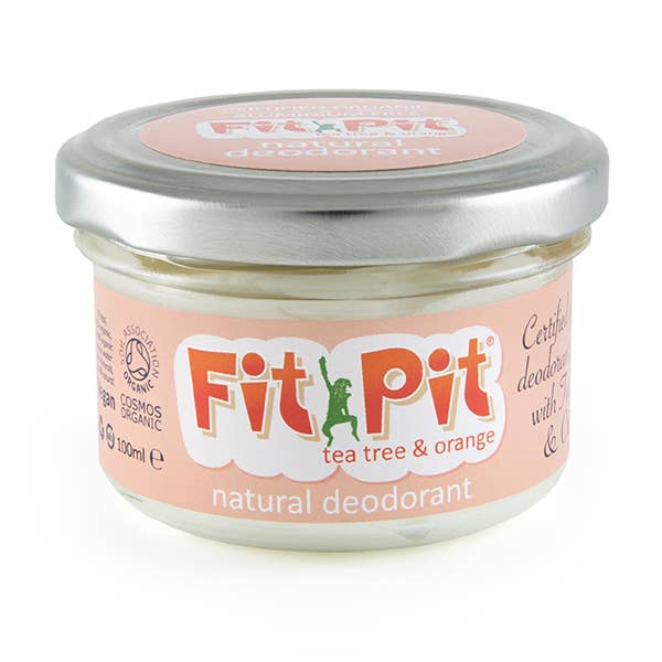 Fit Pit Tea Tree & Orange Natural Deodorant COSMOS Organic - REGN