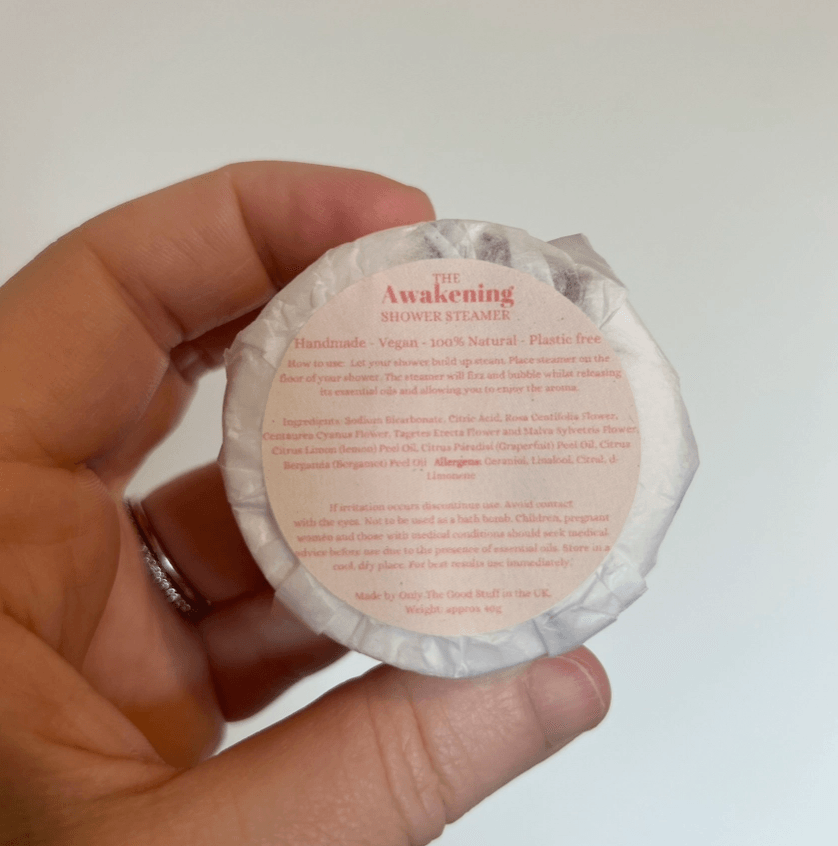 Floral Bliss Shower Steamer For Stress - Free Relaxation, Grapefruit Bergamot Lemon Essential Oils - REGN