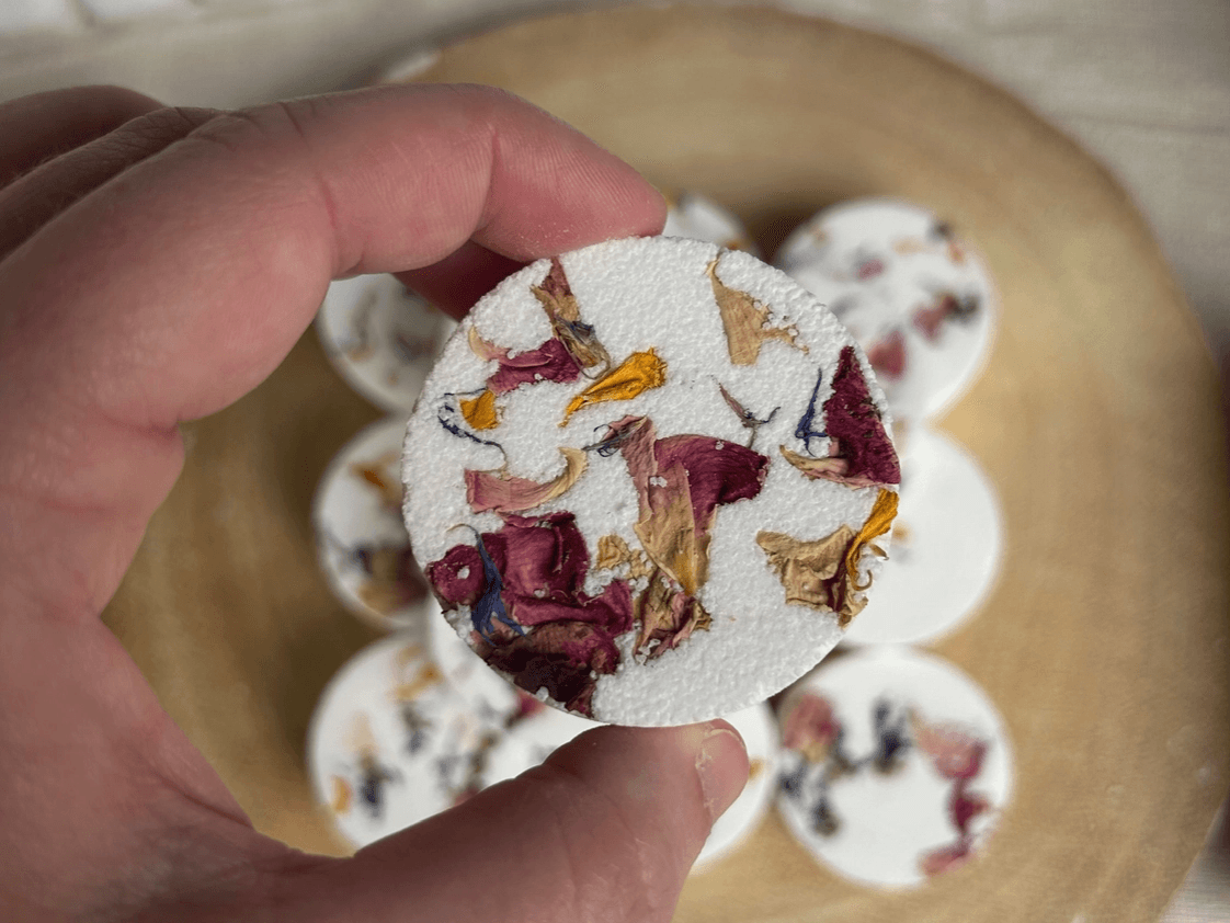 Floral Bliss Shower Steamer For Stress - Free Relaxation, Grapefruit Bergamot Lemon Essential Oils - REGN