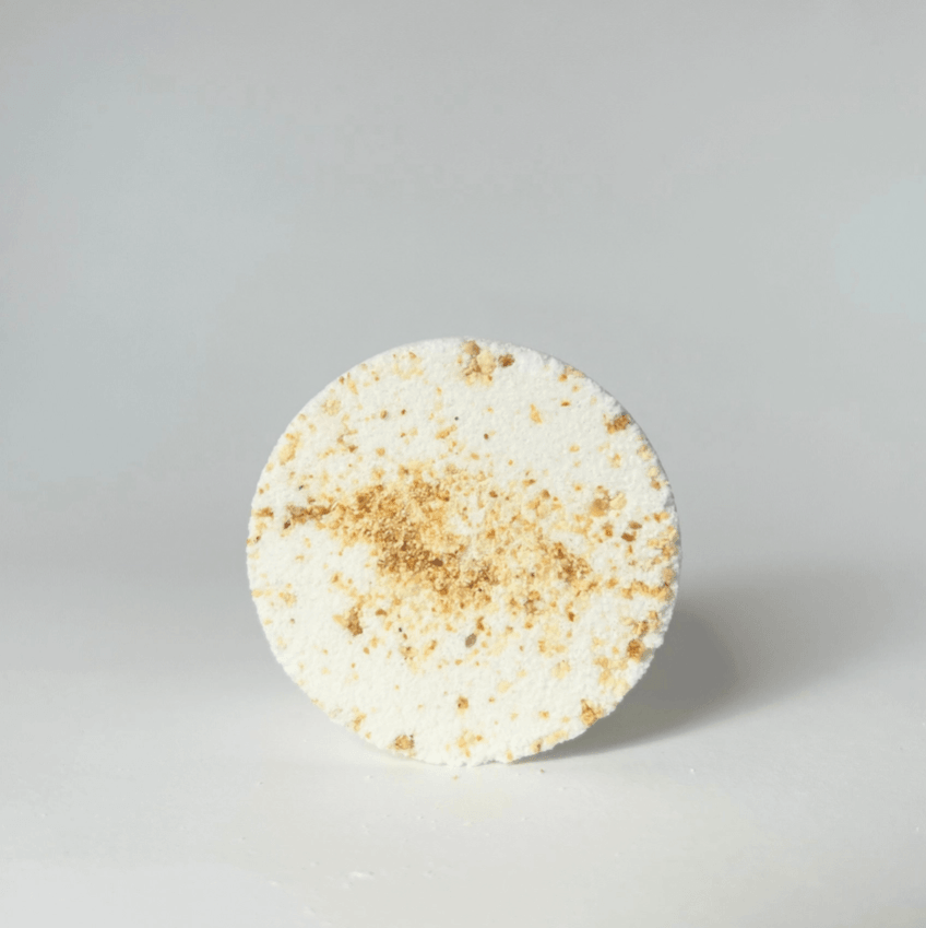 Floral Topped Shower Steamer For Stress - Free Relaxation, Sweet Orange Lemongrass Essential Oils - REGN