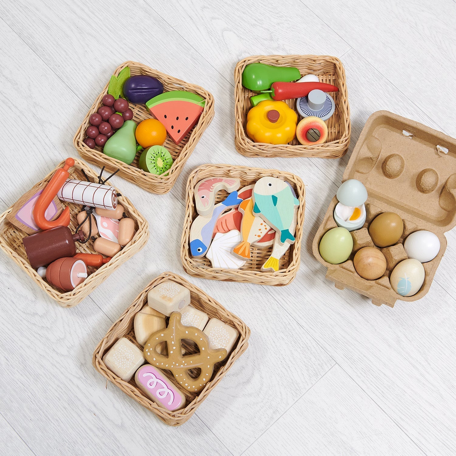Food Basket Bundle (5 x Food Baskets & 1 x Eggs) - REGN