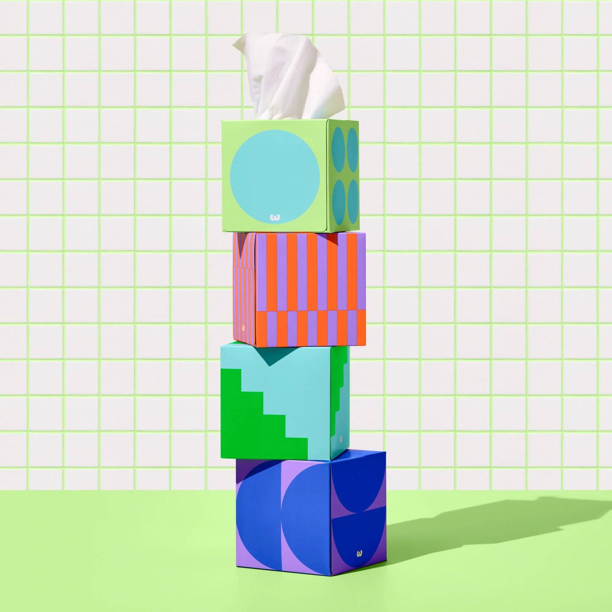 Forest - friendly 100% Recycled Facial Tissues | Plastic - Free Box of 66 - REGN