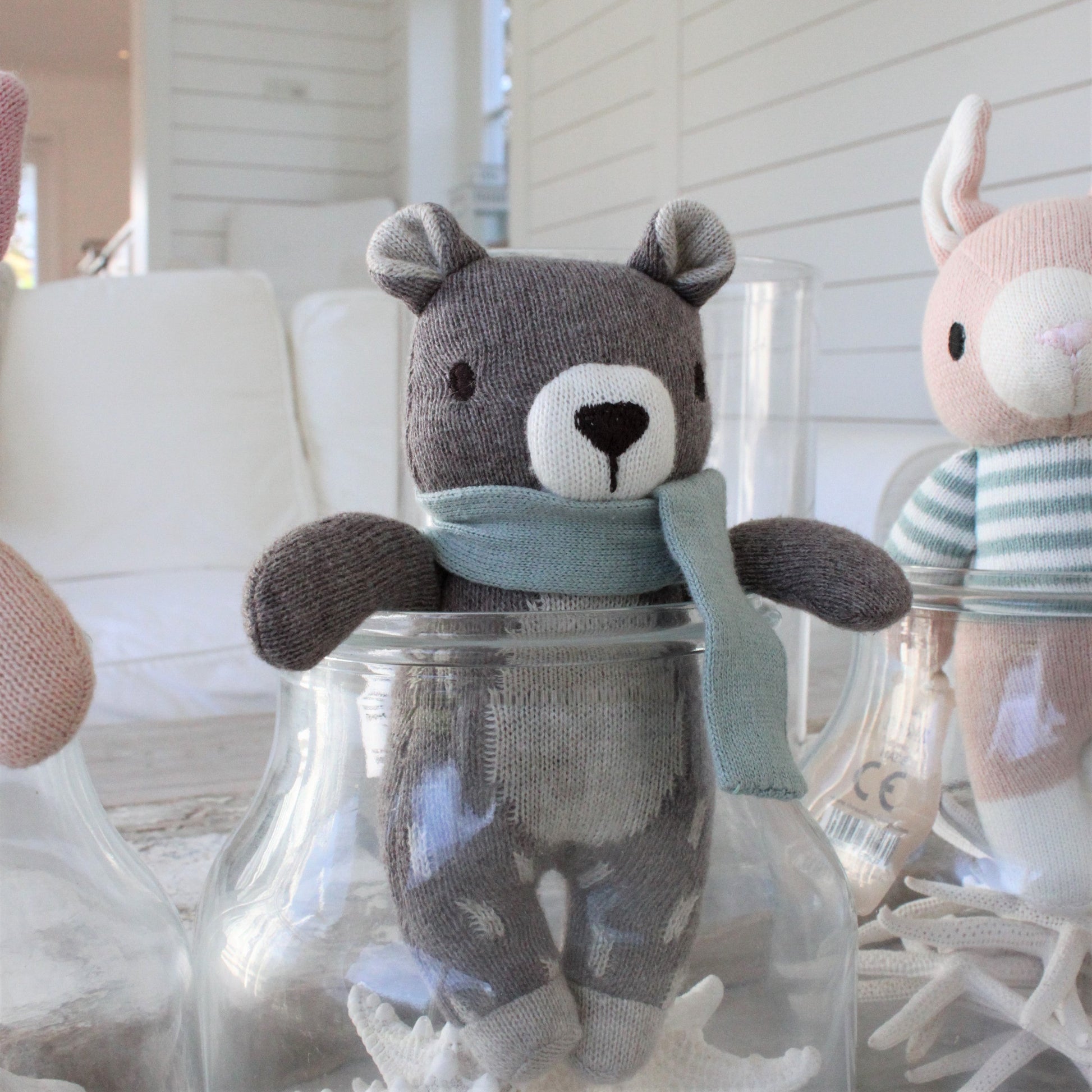 Fred The Bear Knitted Toy - REGN
