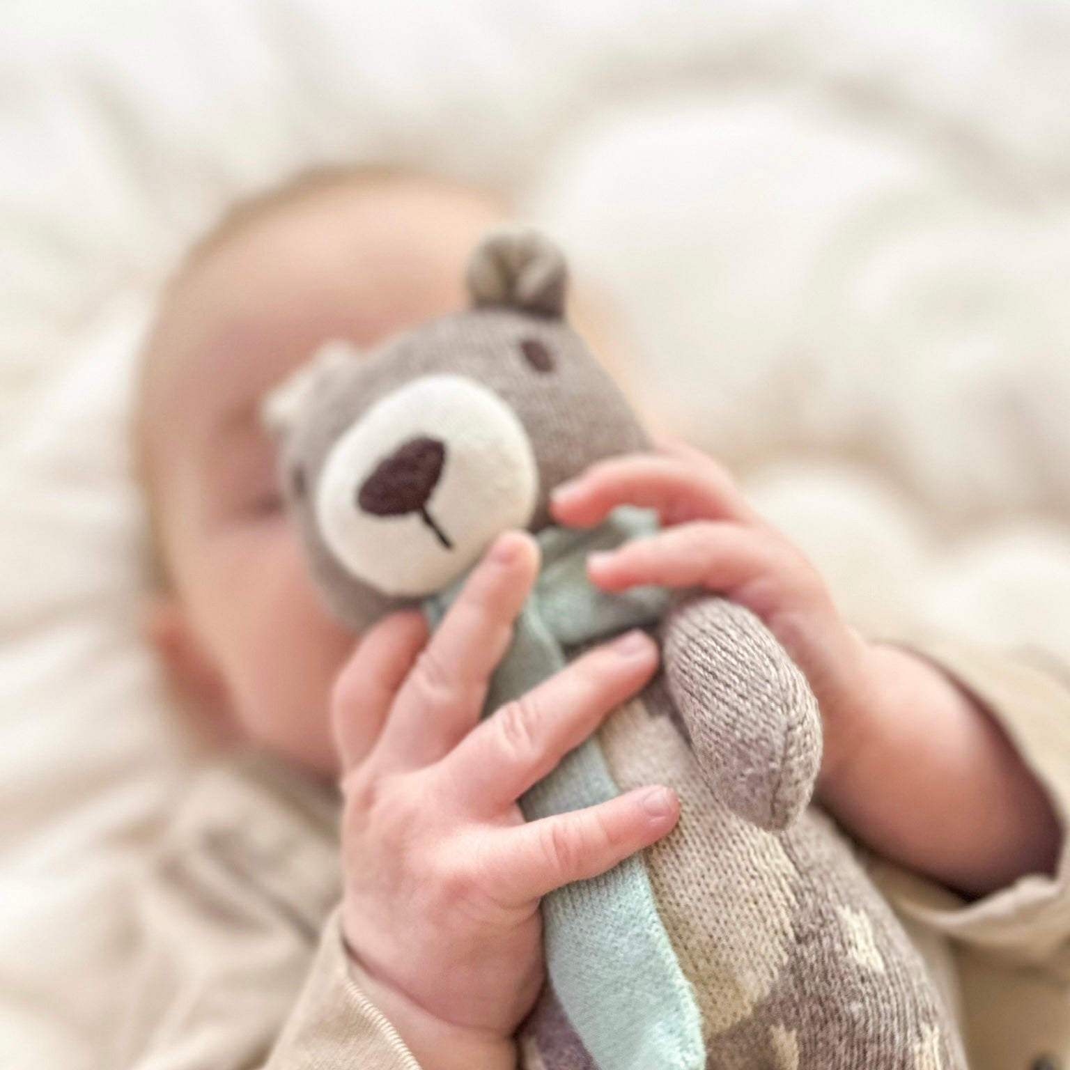 Fred The Bear Knitted Toy - REGN