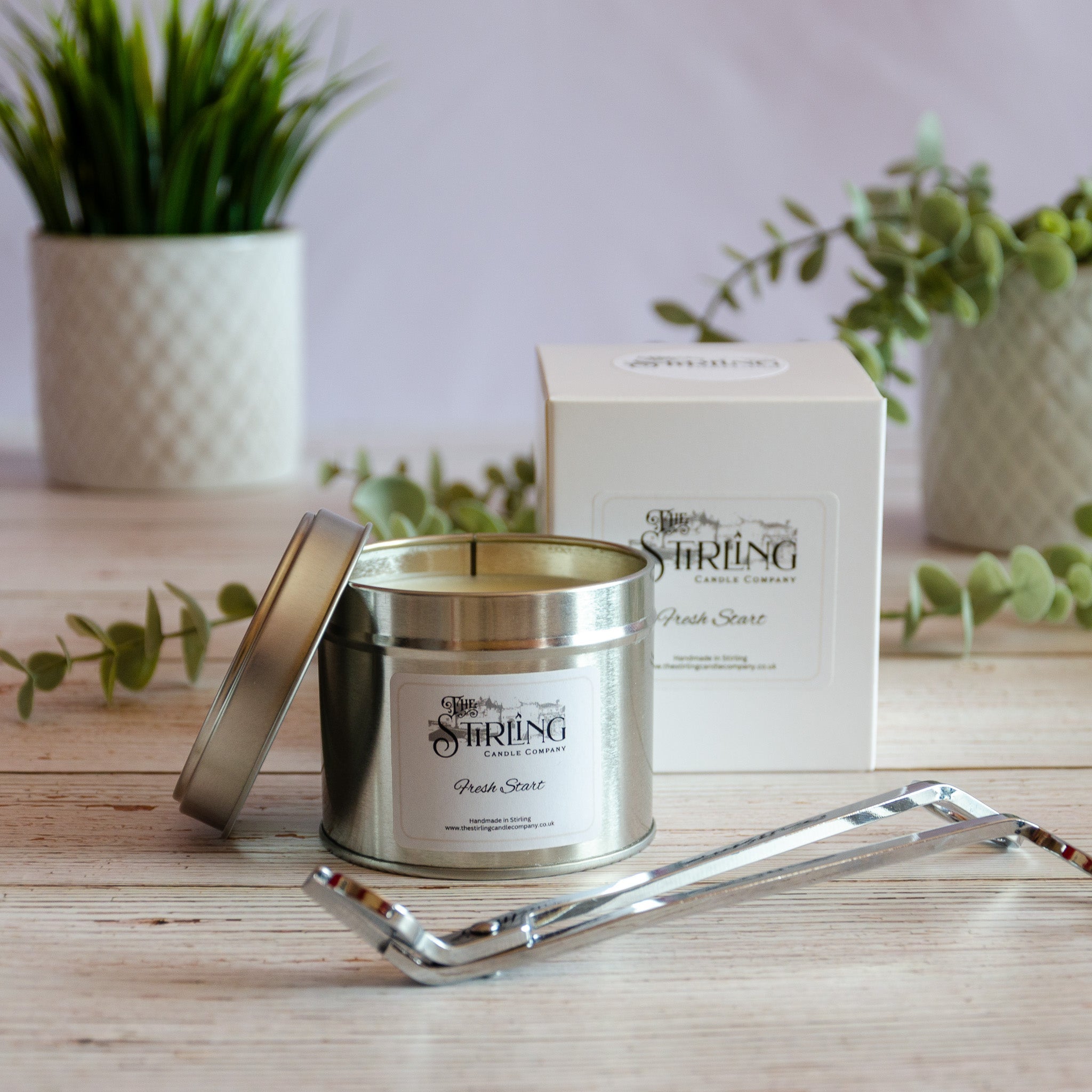 Fresh Start - Travel Tin Candle - Wooden Wick - REGN