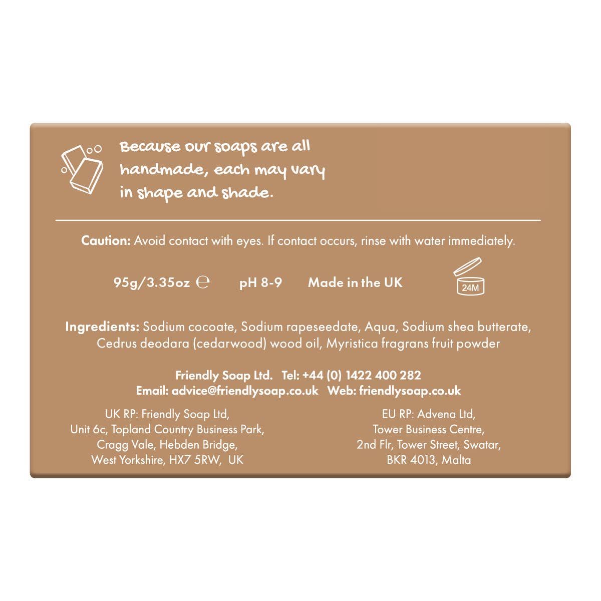 Friendly Soap Cedarwood Soap Bar | Plastic-Free Vegan Soap - REGN
