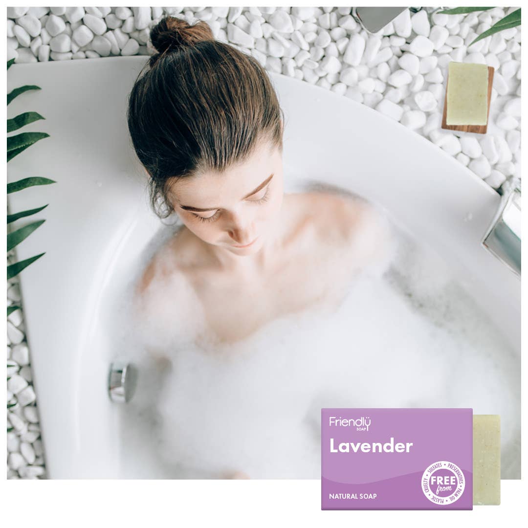 Friendly Soap Lavender Soap Bar | Plastic-Free Vegan Body Soap - REGN
