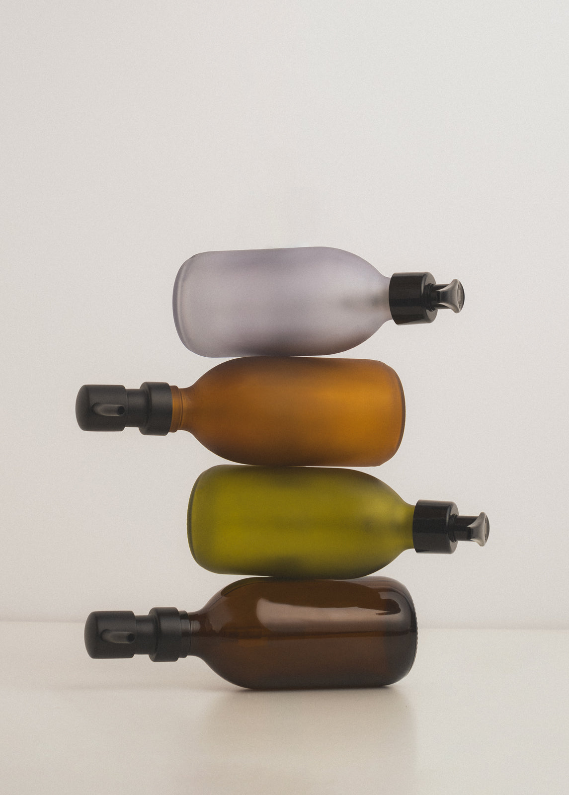 Frosted Amber Glass Dispenser - REGN