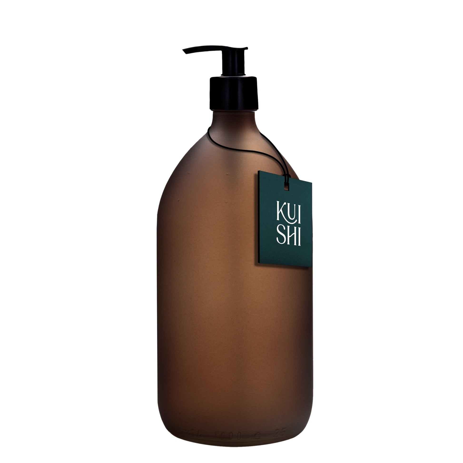 Frosted Amber Glass Pump Bottle - REGN