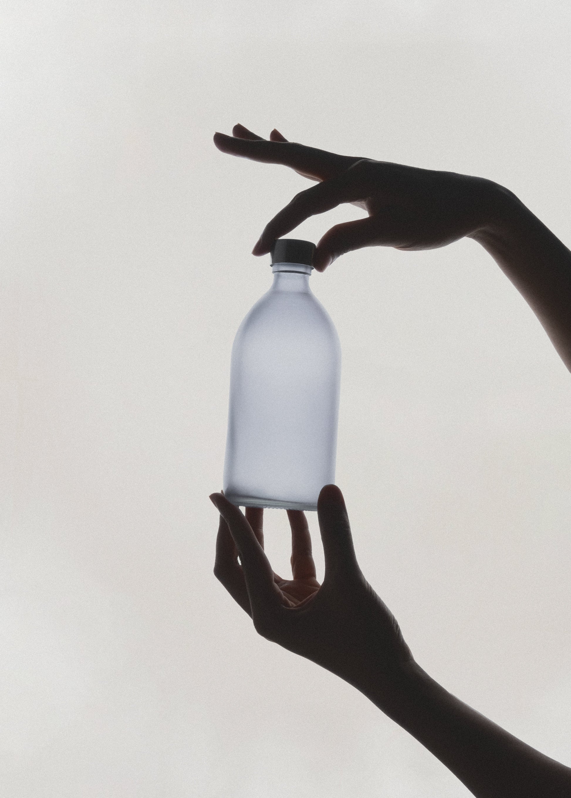 Frosted Grey Bottle and Metal Cap - REGN