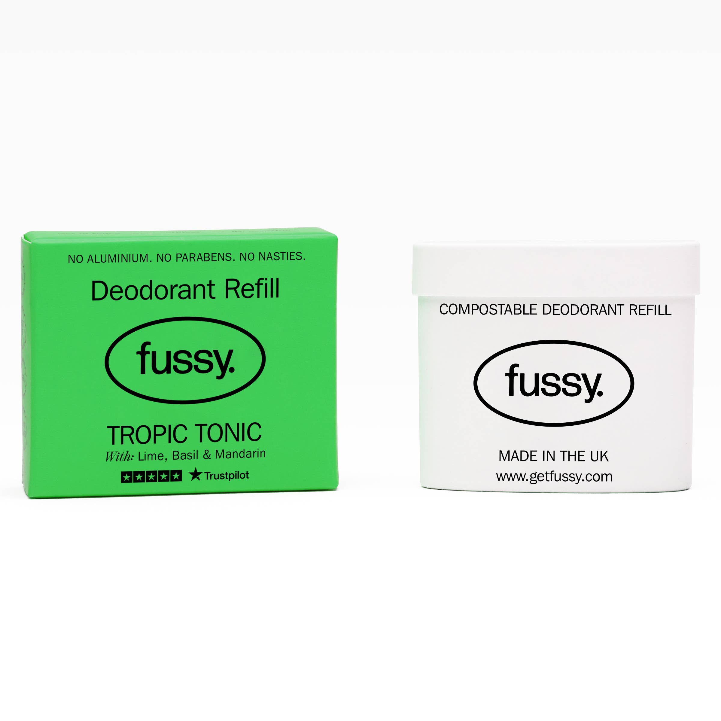 Fussy Natural Deodorant Refill - Tropic Tonic - REGN