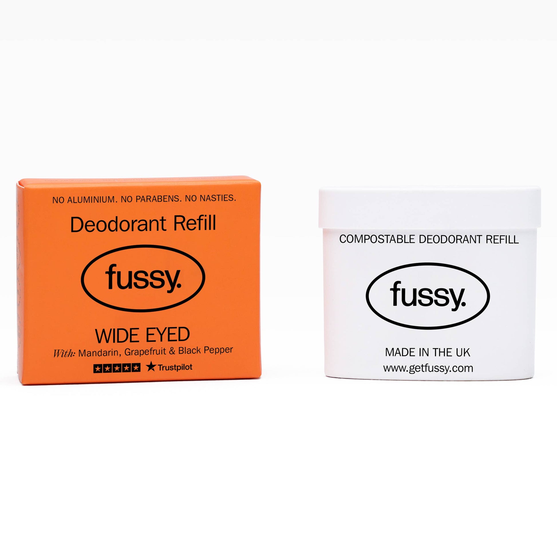 Fussy Natural Deodorant Refill - Wide Eyed - REGN