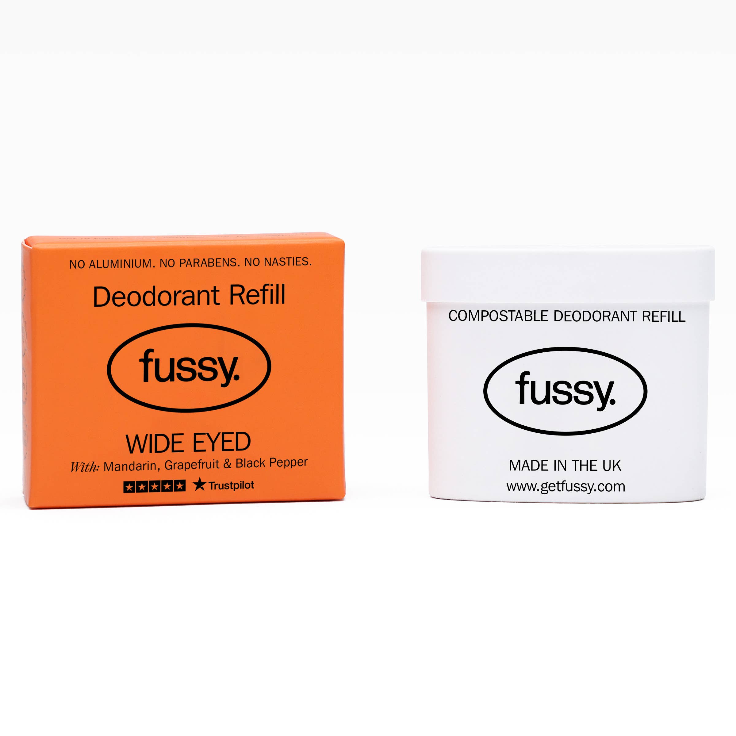Fussy Natural Deodorant Refill - Wide Eyed - REGN