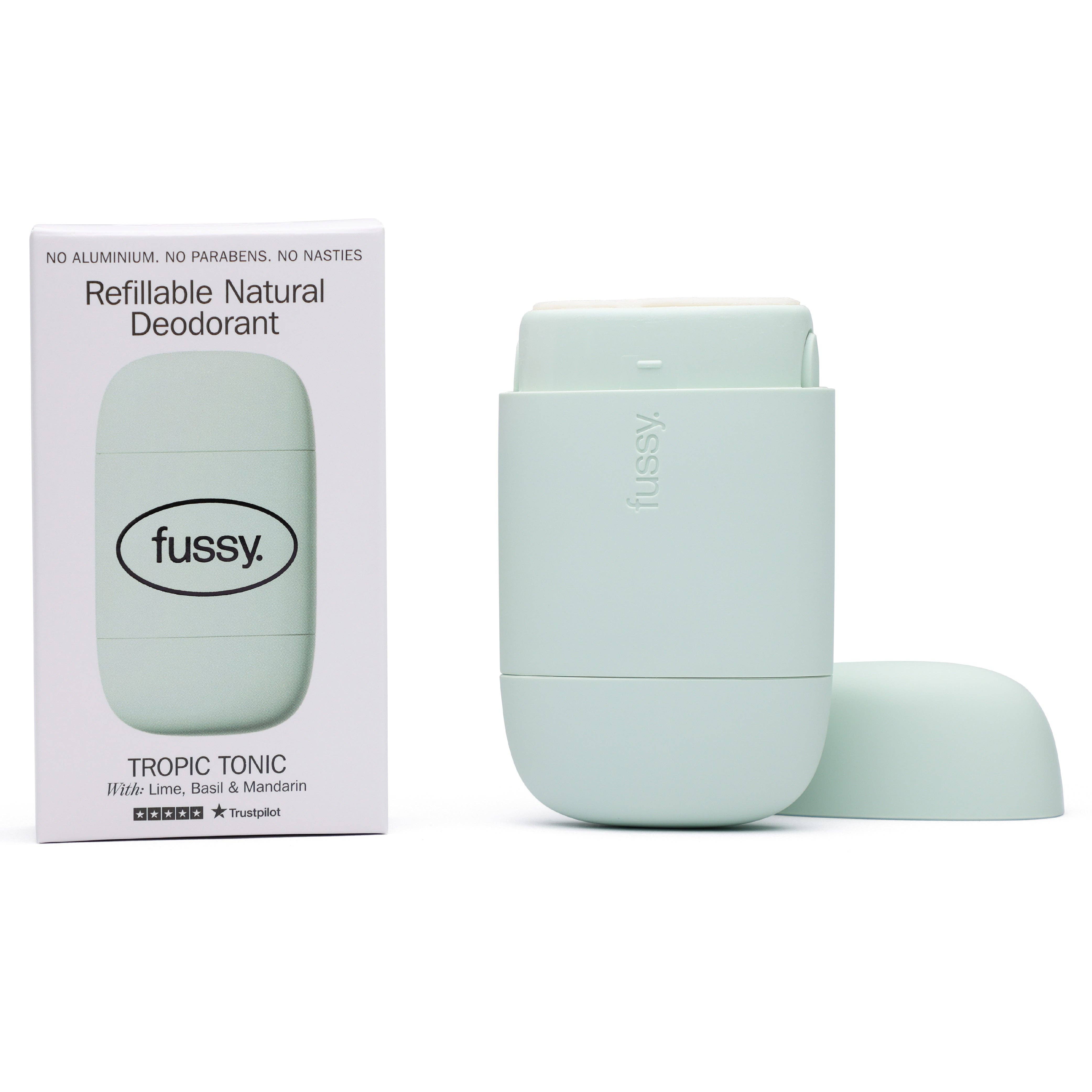 Fussy Refillable Natural Deodorant - Tropic Tonic - REGN
