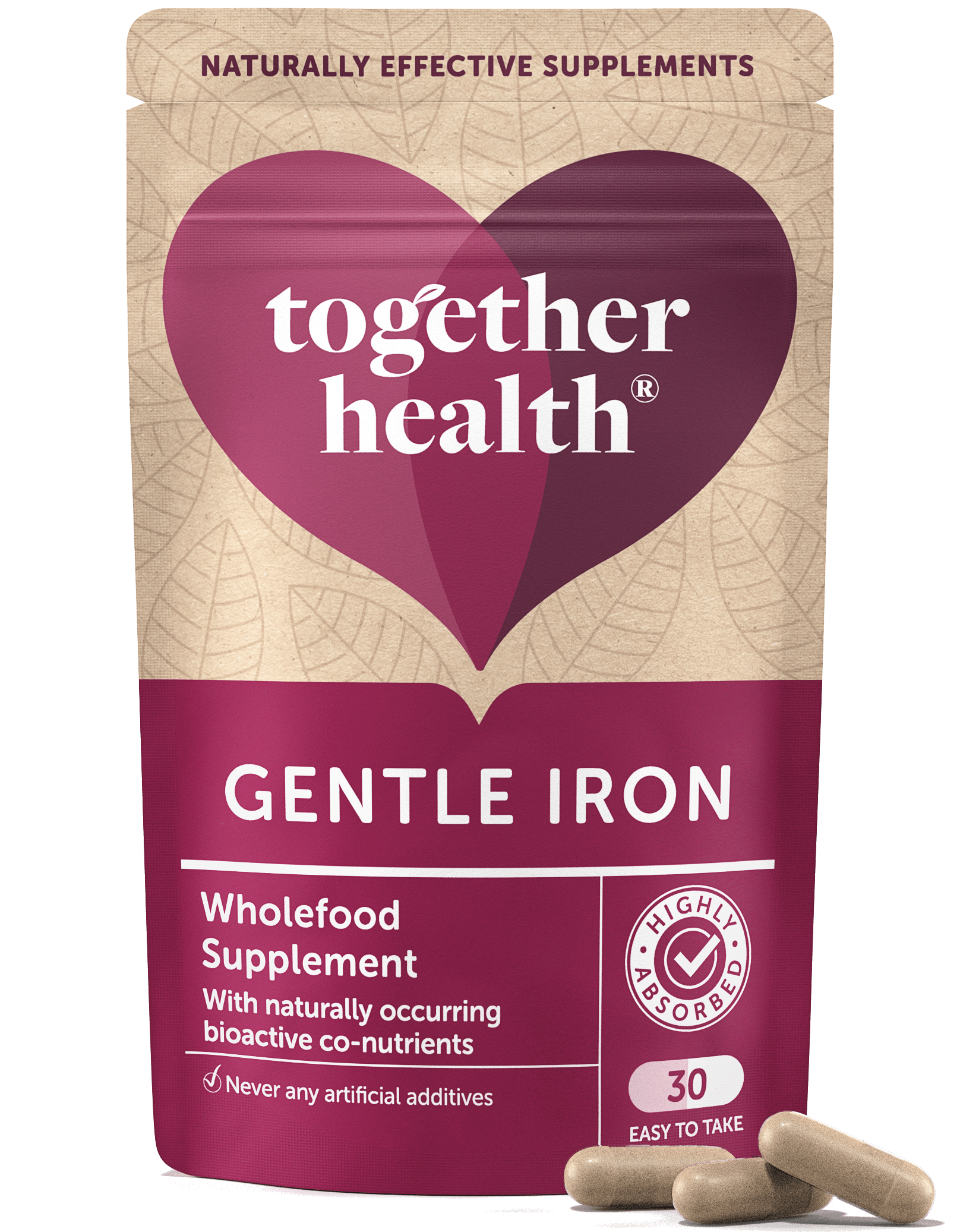 Gentle Iron – Iron Supplement – 30 Capsules - REGN