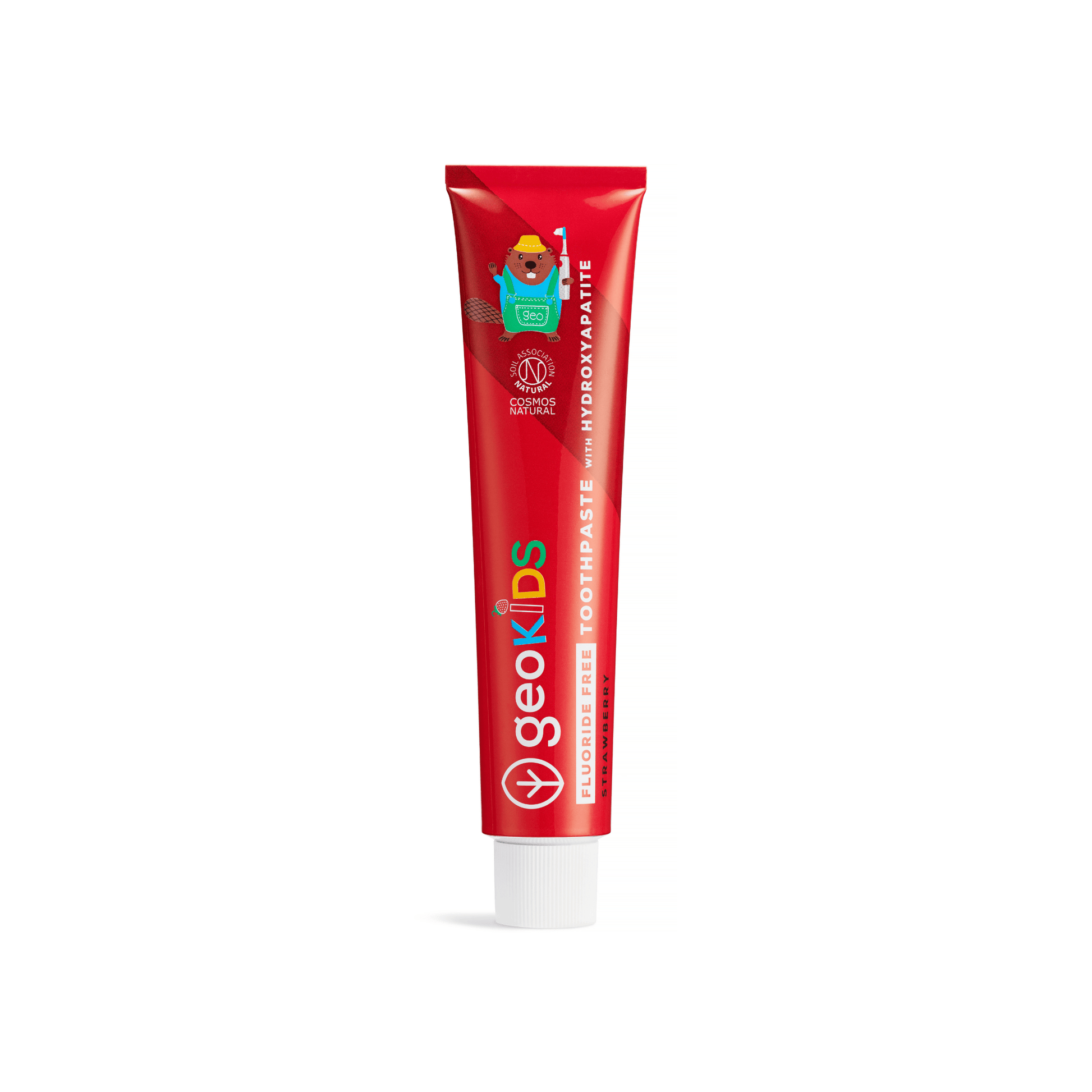 Georganics Kids Fluoride - Free Toothpaste with Hydroxyapatite – Strawberry - REGN