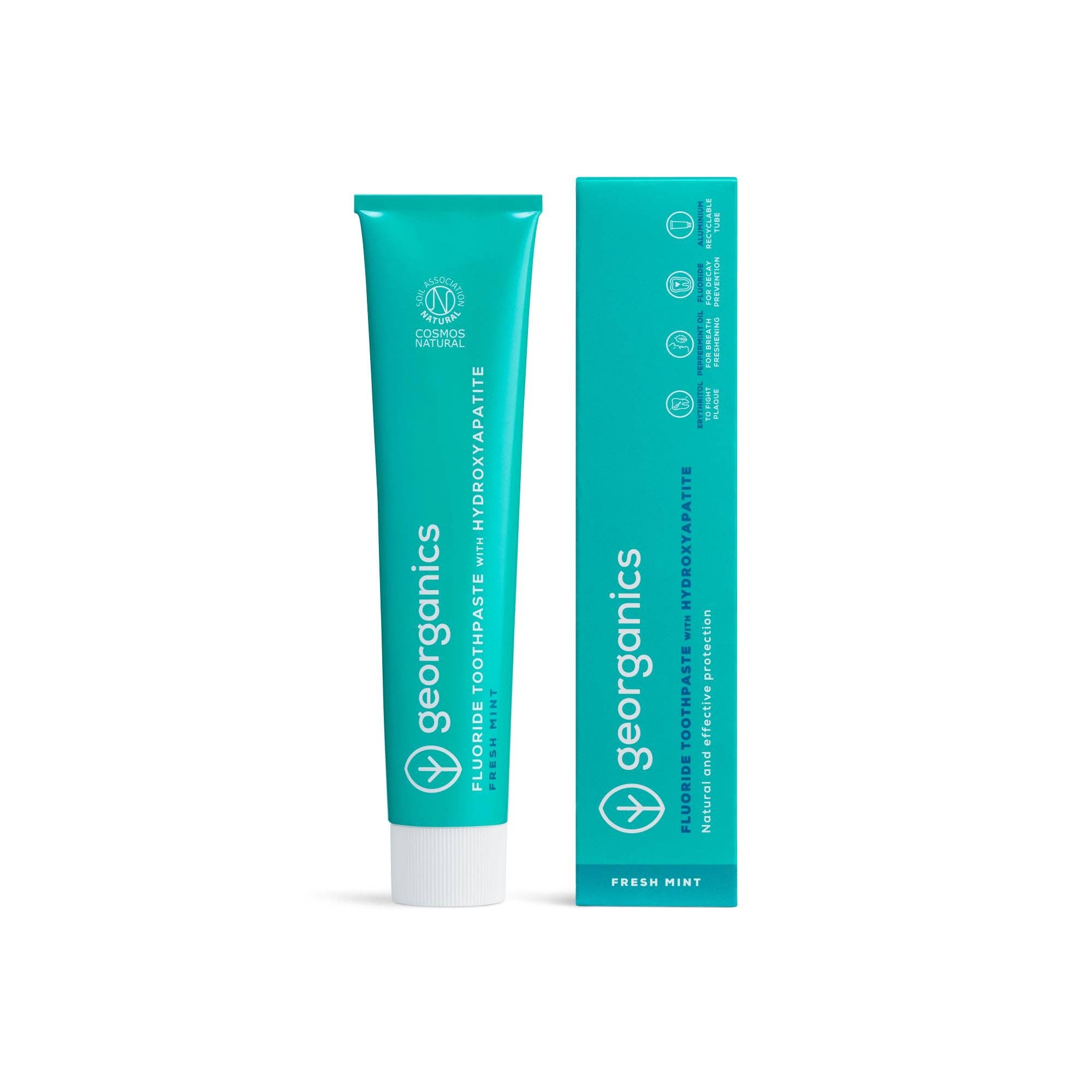 Georganics Next Generation Toothpaste with Hydroxyapatite – Fresh Mint - REGN