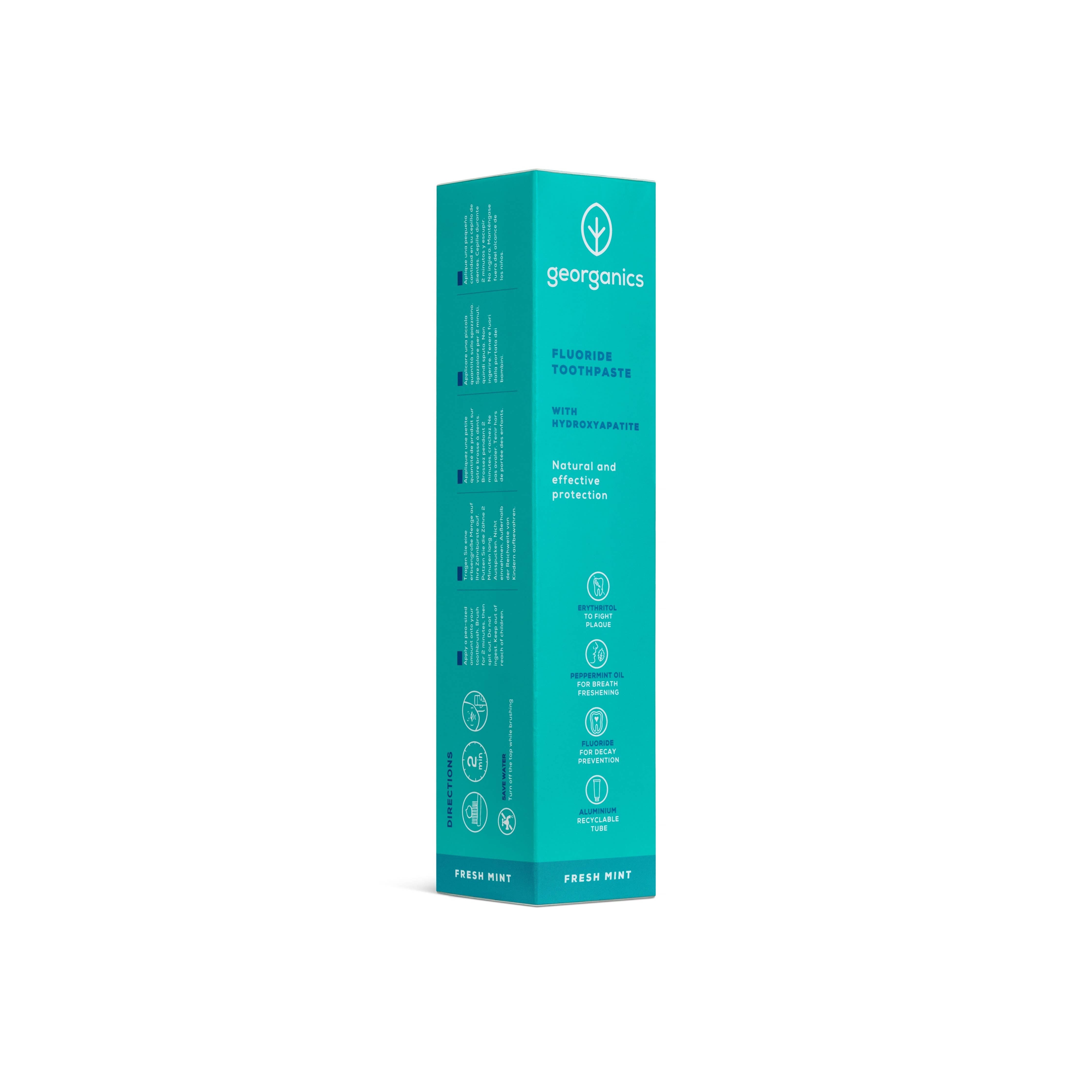 Georganics Next Generation Toothpaste with Hydroxyapatite – Fresh Mint - REGN