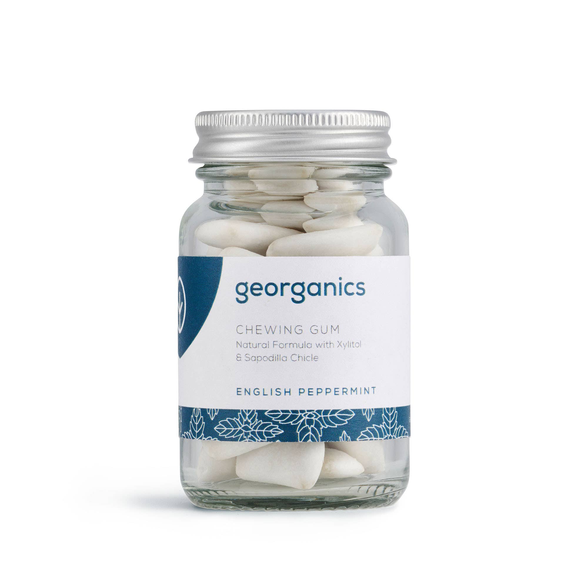 Georganics Peppermint Natural Chewing Gum with Xylitol - REGN