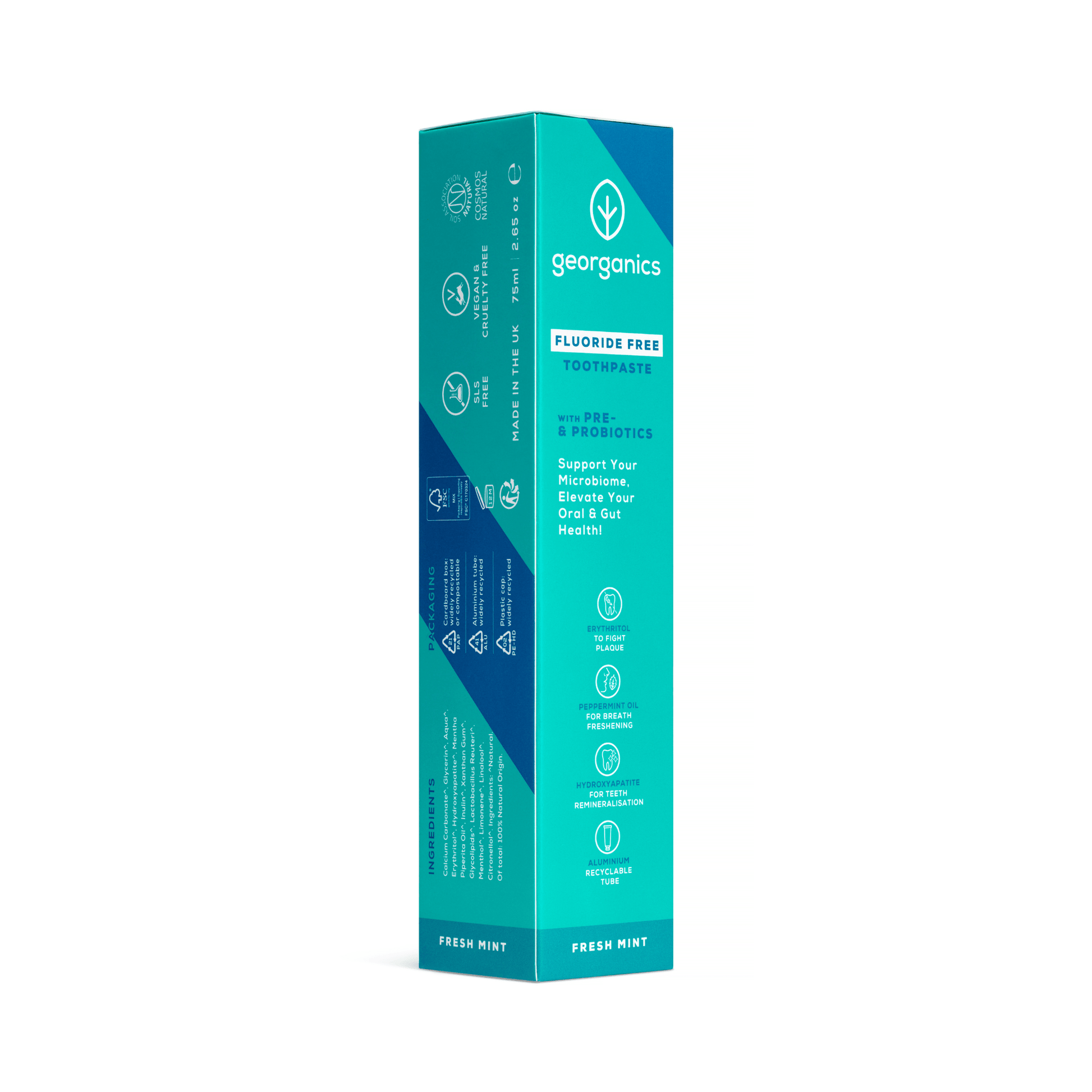 Georganics Prebiotic & Probiotic Toothpaste with Hydroxyapatite - REGN