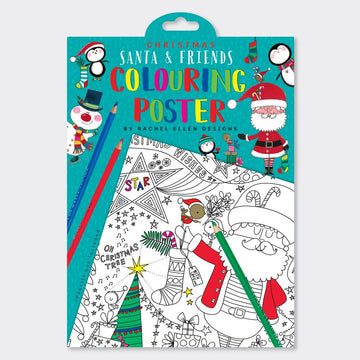 Giant Christmas Colouring Poster – Festive Activity for Kids - REGN
