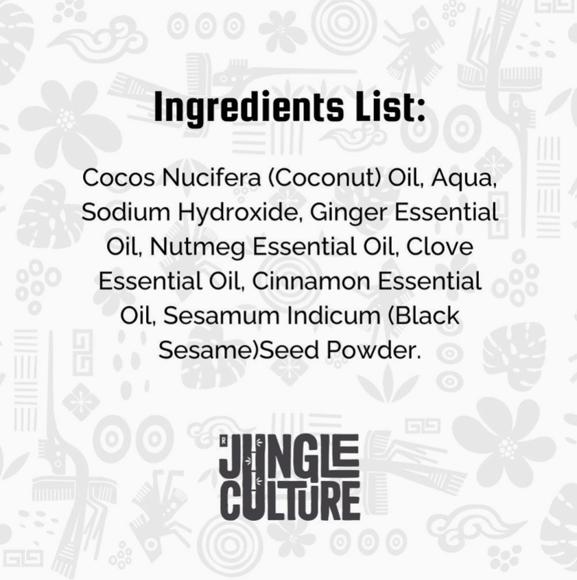 Ginger & Spice Natural Eco Exfoliant Body Soap For Soft Clean Skin - REGN