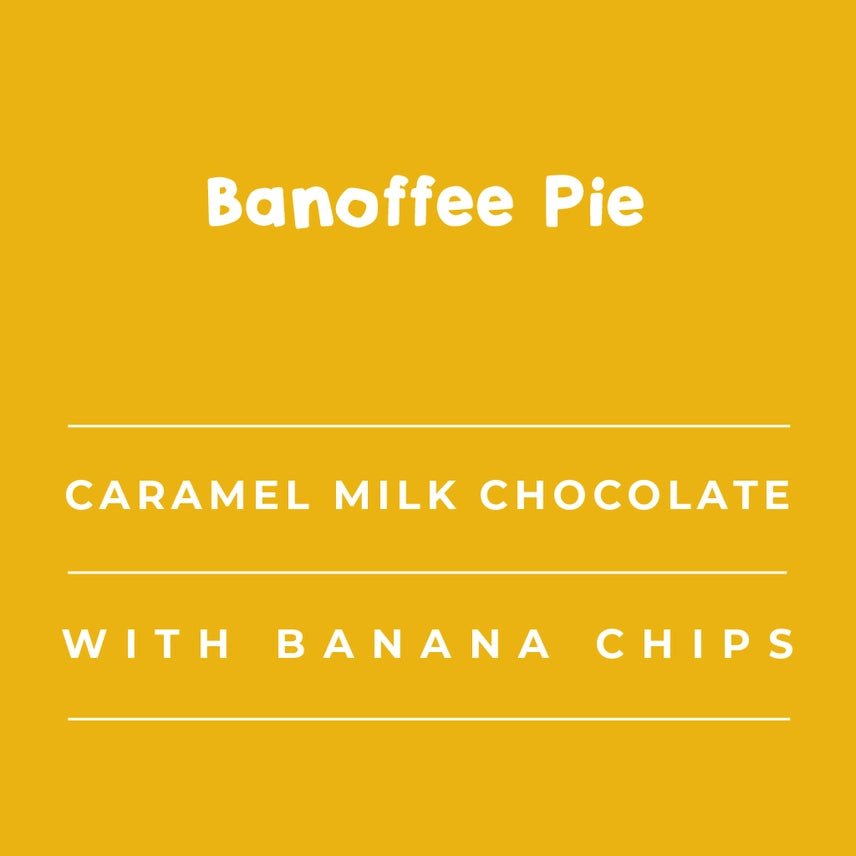 GNAW Banoffee Pie Milk Chocolate Bar 80g | Caramel & Banana - REGN