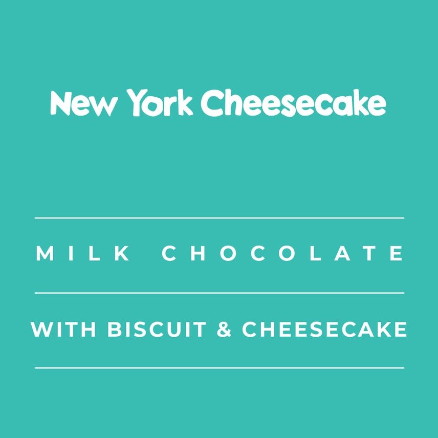GNAW New York Cheesecake Milk Chocolate Bar 80g | Creamy Cheesecake Flavour - REGN