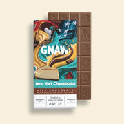 GNAW New York Cheesecake Milk Chocolate Bar 80g | Creamy Cheesecake Flavour - REGN