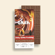 GNAW Sticky Toffee Pudding Milk Chocolate Bar 80g | Colombian Cocoa - REGN