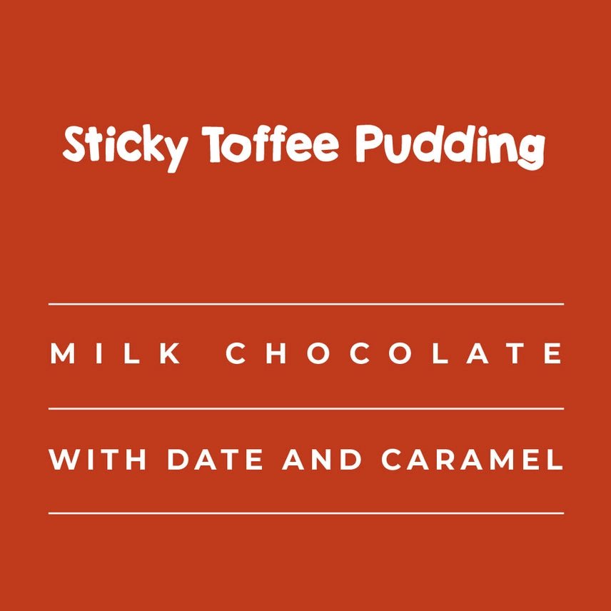 GNAW Sticky Toffee Pudding Milk Chocolate Bar 80g | Colombian Cocoa - REGN