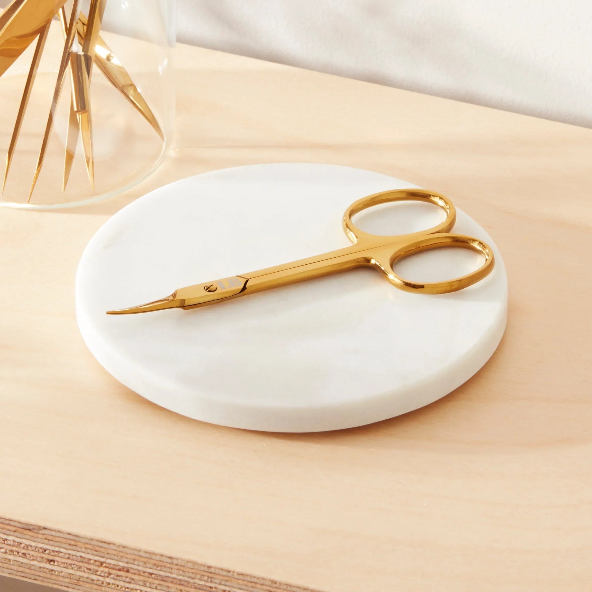 Gold Curved Brow Scissors - REGN