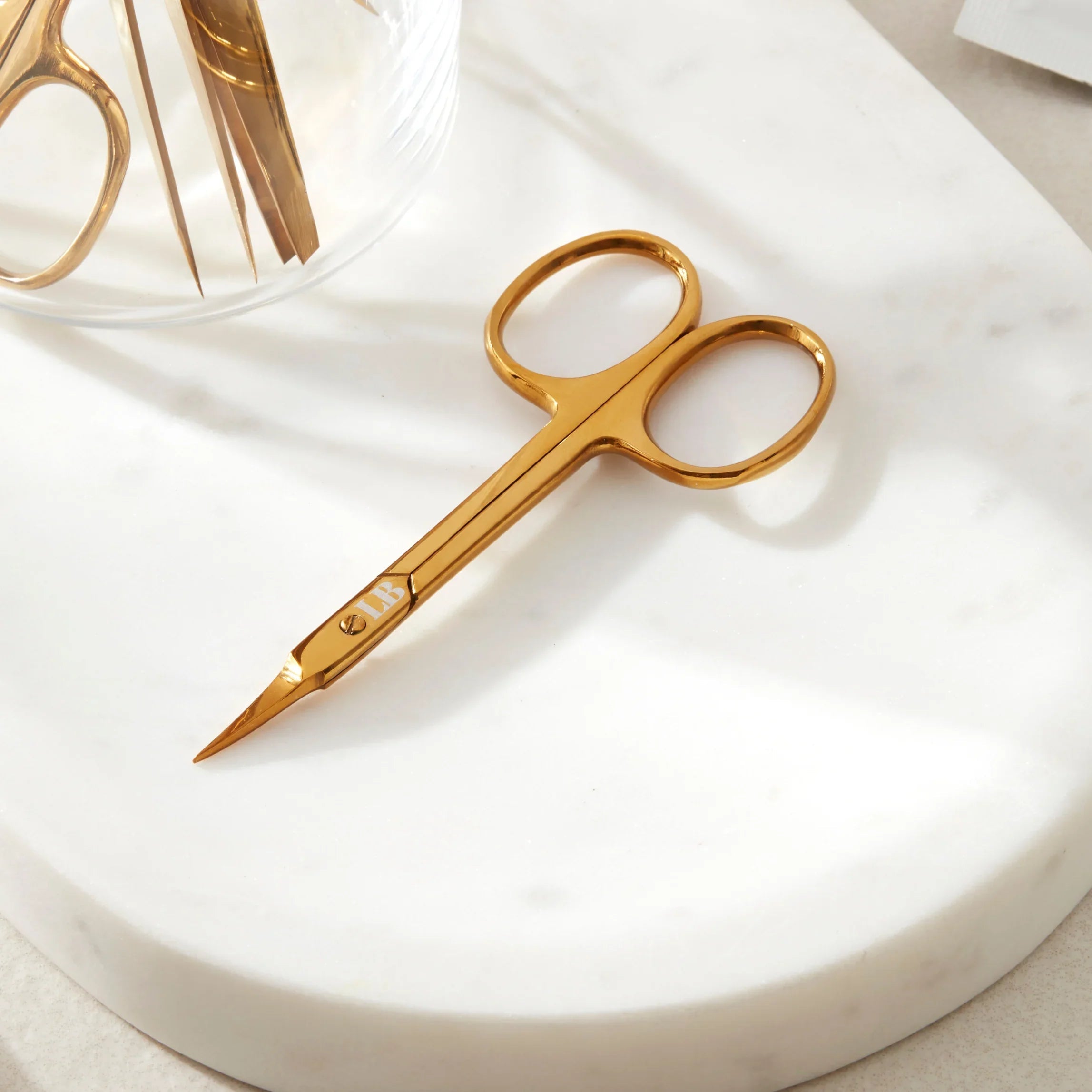 Gold Curved Brow Scissors - REGN