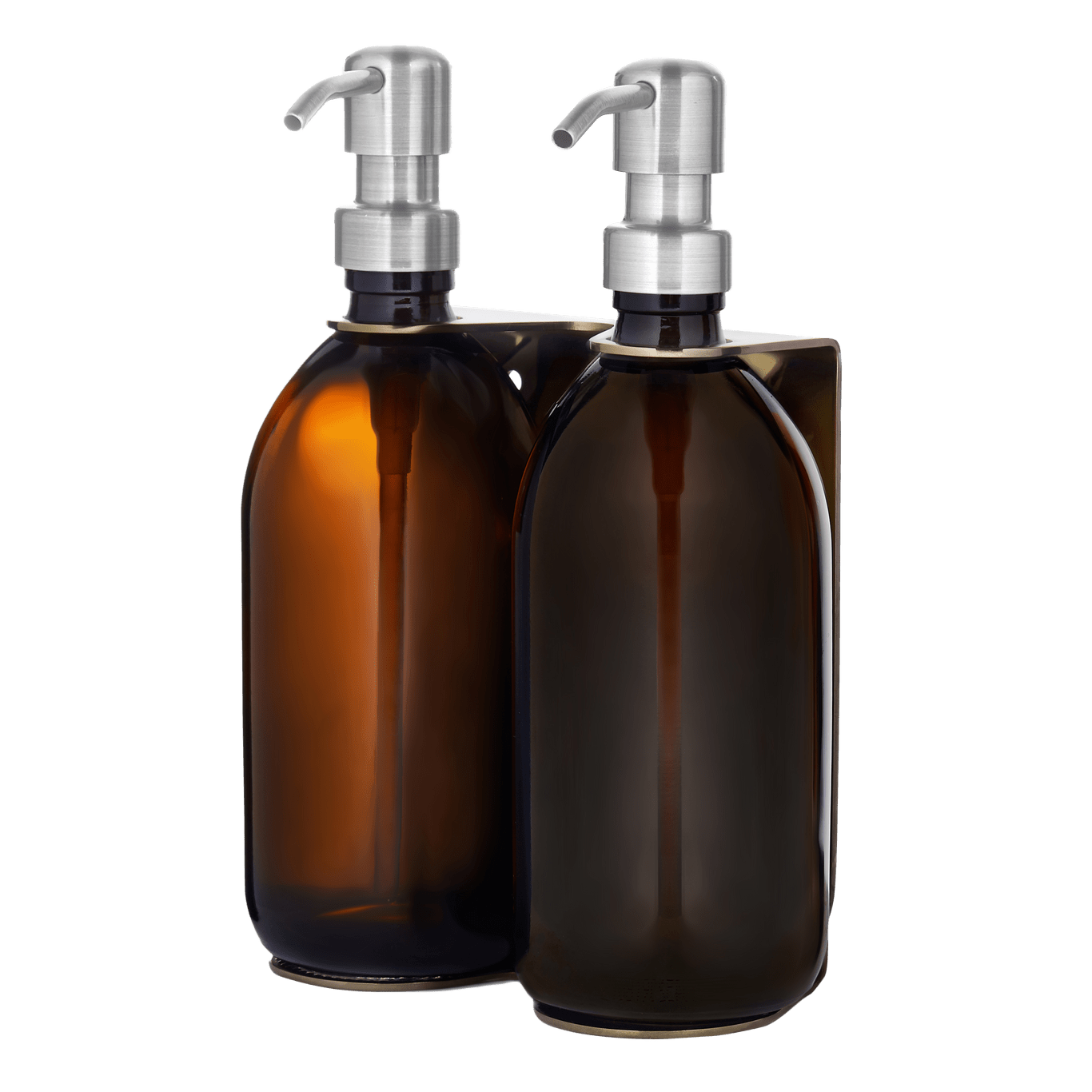 Gold Double Wall Mounted Soap Dispenser - REGN