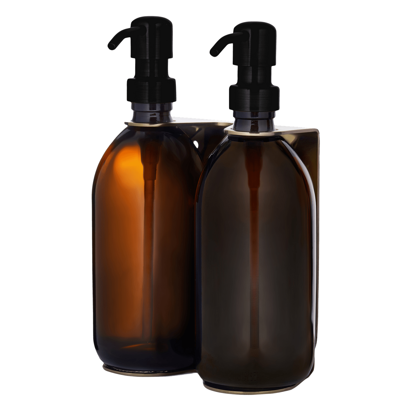 Gold Double Wall Mounted Soap Dispenser - REGN