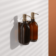 Gold Double Wall Mounted Soap Dispenser - REGN
