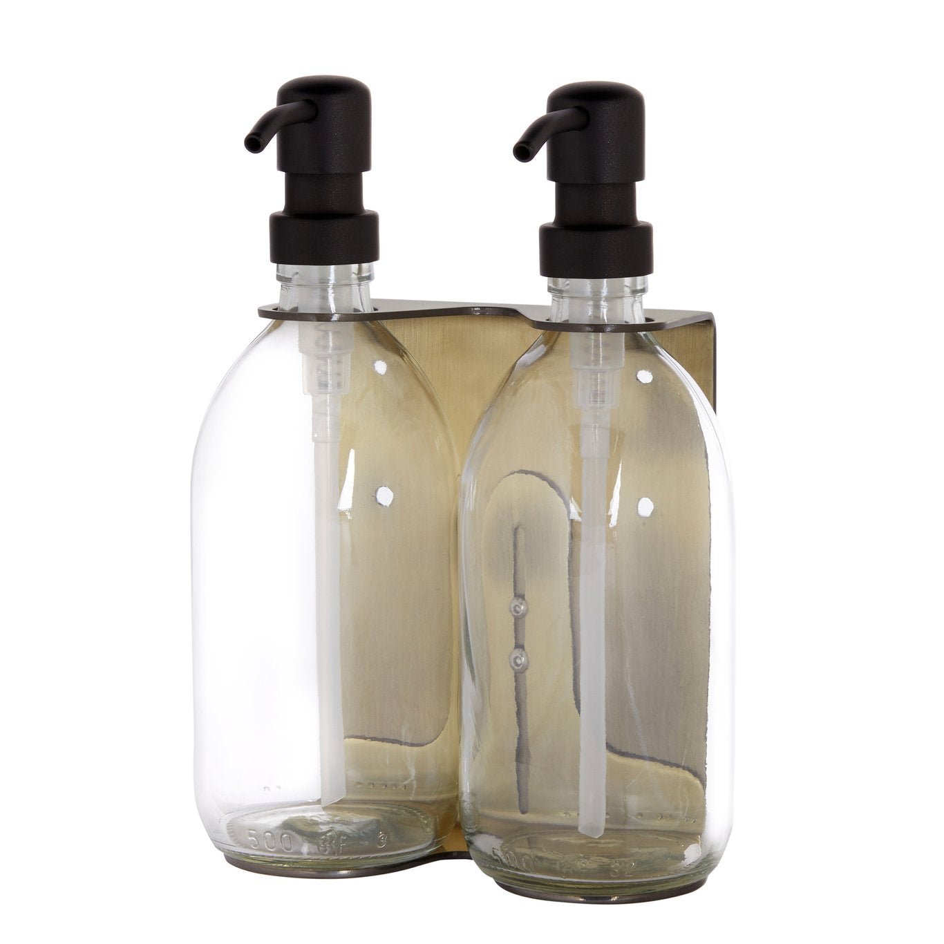 Gold Double Wall Mounted Soap Dispenser - REGN