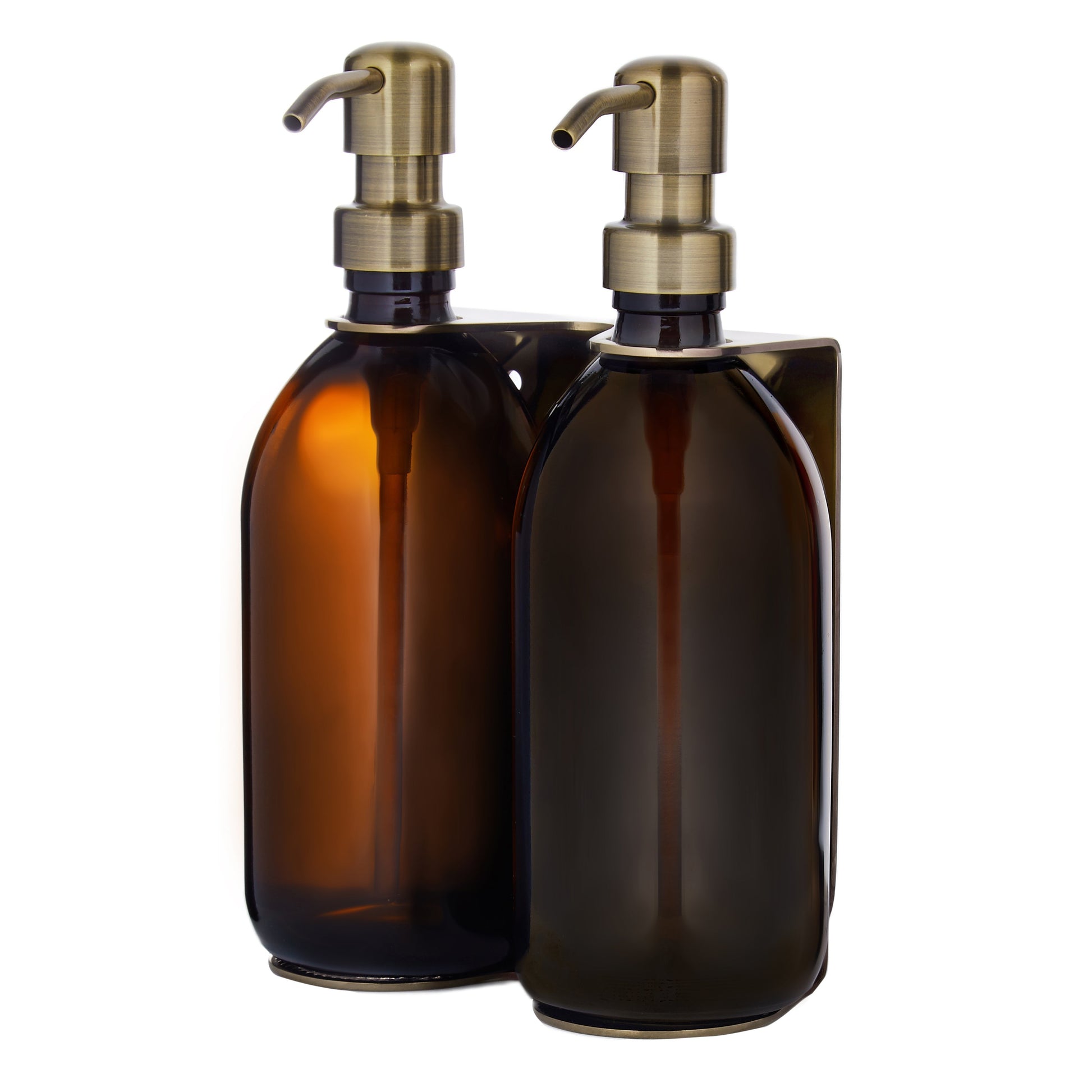 Gold Double Wall Mounted Soap Dispenser - REGN