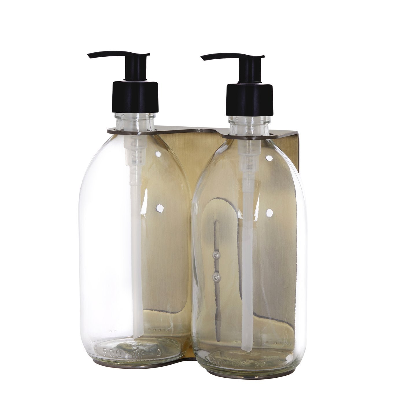 Gold Double Wall Mounted Soap Dispenser - REGN