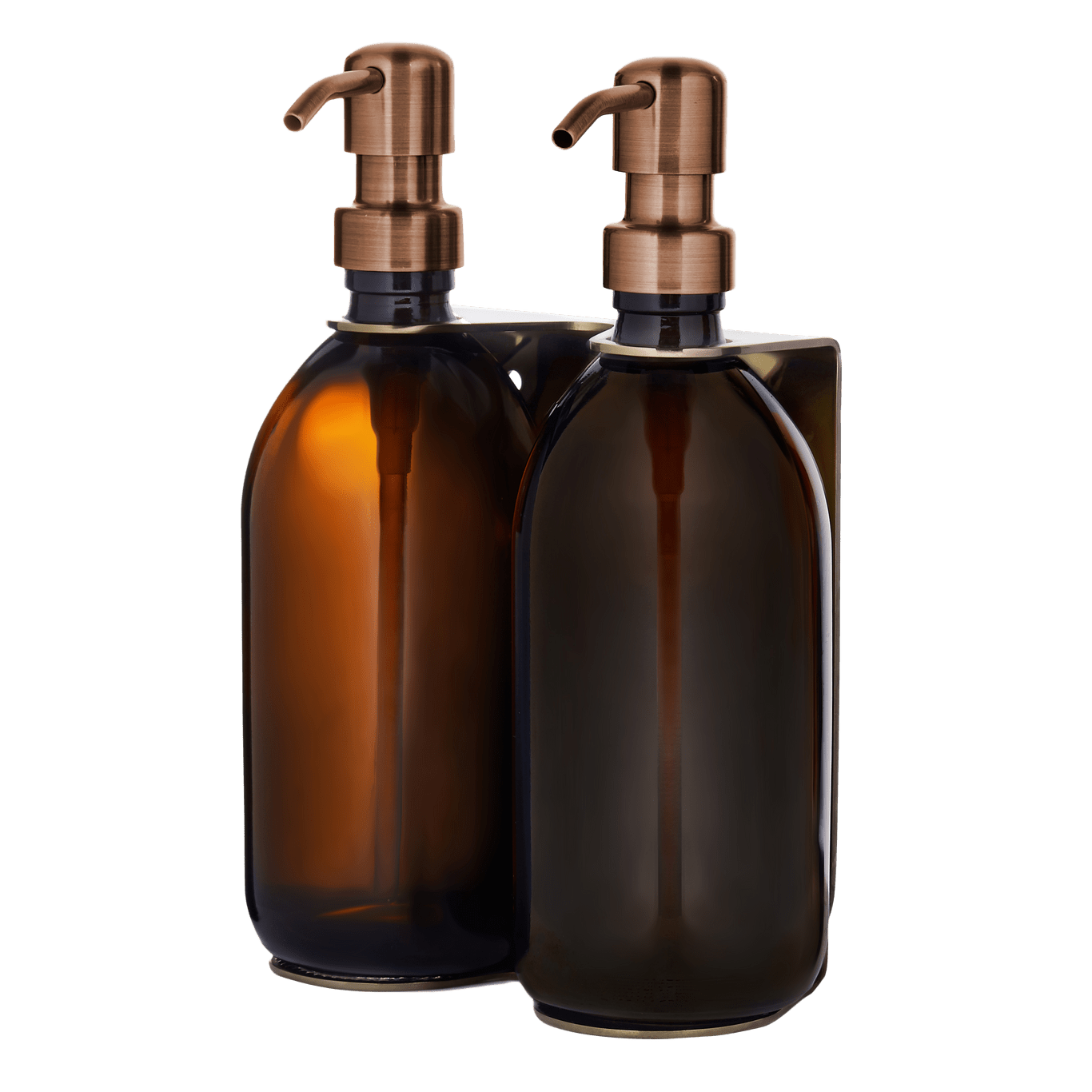 Gold Double Wall Mounted Soap Dispenser - REGN